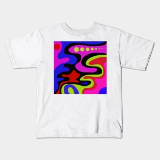 Abstract primary colors II Kids T-Shirt